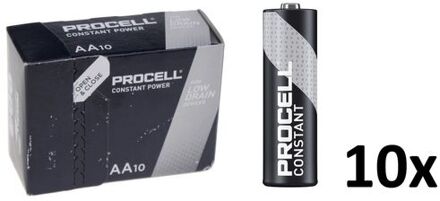 Duracell Procell Constant AA Batterij - Alkaline - Mignon - LR6 - 10 Stuks