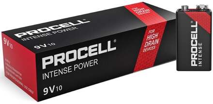 Duracell Procell Intense Alkaline 9V - 10 stuks
