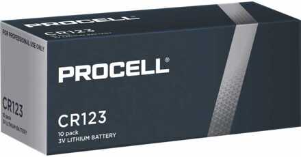 Duracell Procell Lithium CR123 3V 10 pack