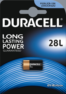 Duracell PX28L - 2CR-1/3N - L544 - 2CR13252 6V Lithium batterij - 1 stuk