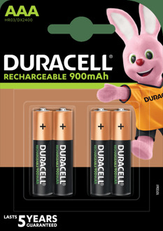 Duracell Recharge Ultra AAA-batterijen 4 stuks