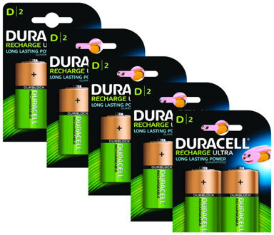 Duracell rechargeable d size 10 pack Oplaadbare batterij