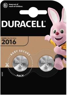 Duracell Specialty 2016 Lithium-knoopcelbatterij 3V 2 stuks