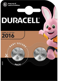 Duracell Specialty 2016 Lithium-knoopcelbatterij 3V 2 stuks