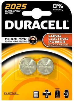 Duracell Specialty 2025 Lithium-knoopcelbatterij 3V 2 stuks