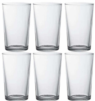 Duralex 6x Drinkglazen/waterglazen transparant Chope hardglas 28 cl