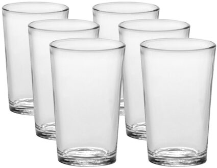Duralex drinkglazen Chope - 6x stuks - 200 ml - waterglazen - transparant glas - ook voor koffie