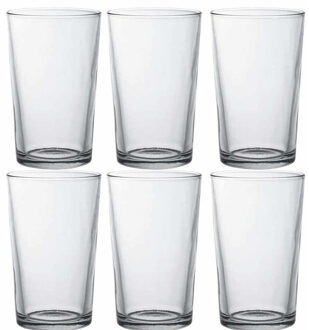 Duralex Longdrinkglazen Chope - 6 stuks - glas - 280 ml Transparant