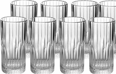 Duralex Longdrinkglazen Manhattan - 24x stuks - glas - 305 ml - Koffie/thee glazen
