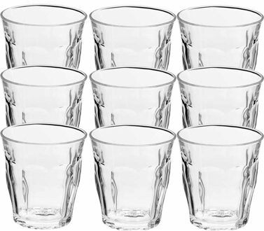 Duralex Picardie water/drinkglazen - set 18x stuks - 310 ml - transparant - luxe glas