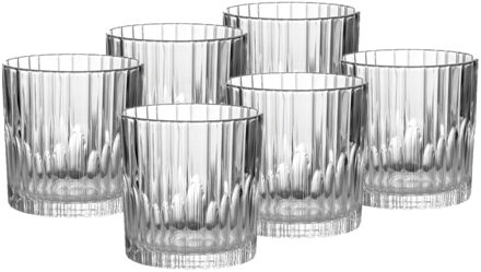 Duralex Set van 6x stuks drinkglazen/whisky glazen transparant 310 ml Manhattan