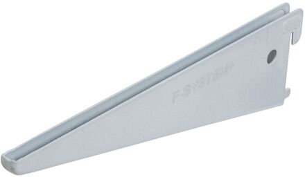 Duraline F-drager Dubbel Mat Zilver 22cm