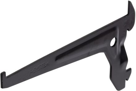 Duraline F-drager Enkel Zwart 15cm