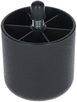 Duraline Meubelglijder Zwart Ø5cm