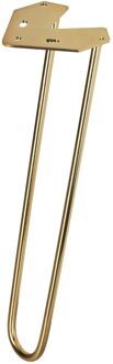 Duraline Meubelpoot Draad Goud 42cm 4pp