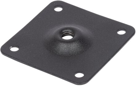Duraline Meubelpoot Montageplaat 6x6cm Zwart