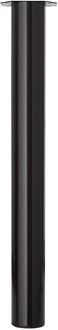 Duraline Meubelpoot Rond Staal 7,6x72cm Zwart