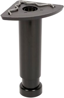 Duraline Meubelpoot Verstelbaar Pvc 3,5x12-18cm Zwart