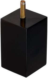 Duraline Meubelpoot Vierkant Hout Zwart 5x5x8cm Beuken Fsc