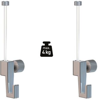 Duraline Perlonkoord+haak Phs S/2 4kg Click+top+up Rail