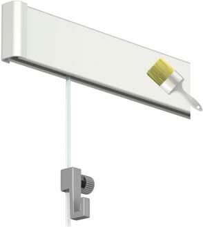 Duraline Phs Click Rail Compleet Wit Primer 200cm