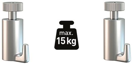 Duraline Phs S/2 Haken 15kg Click+top+up Rail