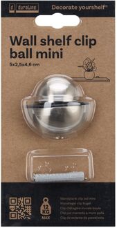 Duraline Plankdrager Clip Bal Mini Geborsteld Nikkel