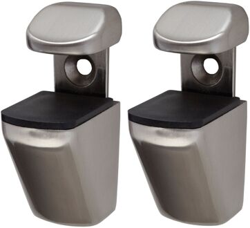 Duraline Plankdrager Clip Mini S/2 Geborsteld Nikkel 4pp