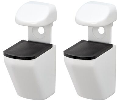 Duraline Plankdrager Clip Mini S/2 Mat Wit Ral9003 4pp