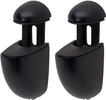 Duraline Plankdrager Clip Select Mini S/2 Mat Zwart