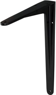 Duraline Plankdrager Model 13 Mat Zwart Aluminium 17,5x20cm 6pp