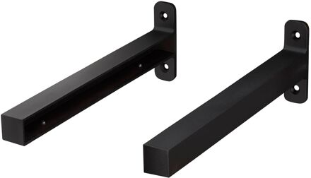 Duraline Plankdrager Modern L+r S2 Mat Zwart 20mm23,85cm