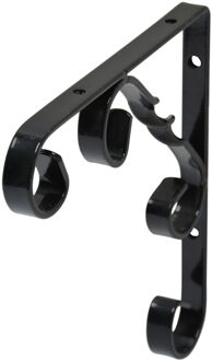 Duraline Plankdrager Ornament Zwart 15x15cm