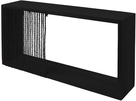 Duraline Wandkubus Met Touw Paulownia 60x30x15cm