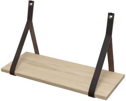 Duraline Wandplank Eikenfineer Bruin Leder 60x23cm