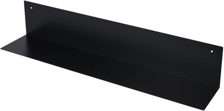 Duraline Wandplank Gevouwen Zwart 80x15x15cm