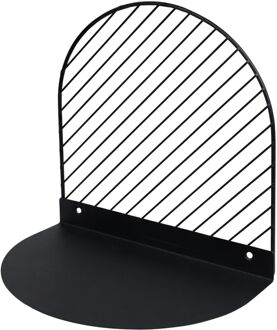 Duraline Wandplank Staal Mat Zwart 25,5x25x17cm