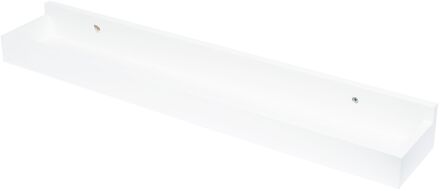 Duraline Wandplank Verdiept Wit Gelakt 60x6x10cm