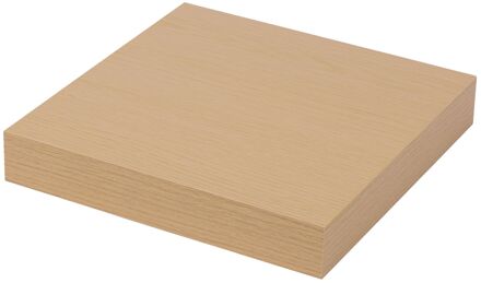 Duraline Wandplank Xl4 - Eiken Licht Pvc 38mm - 23,5x23,5cm - Fsc-gecertificeerd Hout