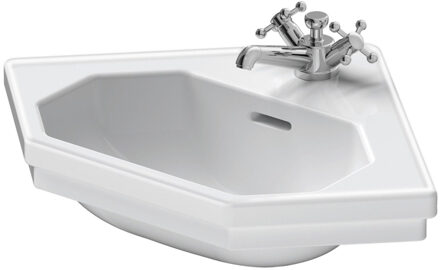 Duravit 1930 hoekfontein 60x45.5cm wit