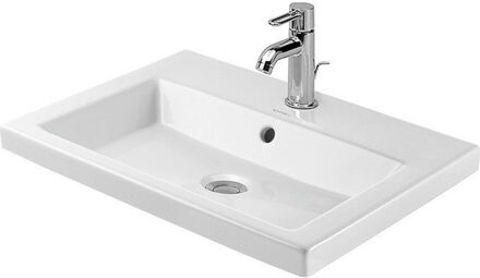 Duravit 2nd floor Inbouwwastafel 60cm wit