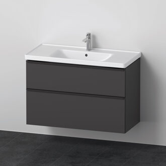 Duravit Badkamermeubelset Duravit D-Neo Wastafel Keramiek 100.5x48x62.5 cm Mat Grafiet