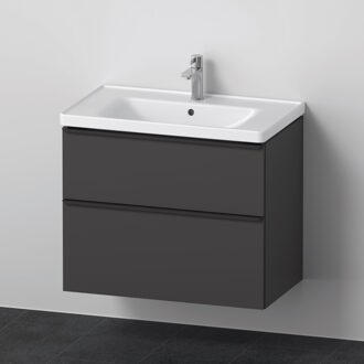 Duravit Badkamermeubelset Duravit D-Neo Wastafel Keramiek 80x48x62.5 cm Mat Grafiet