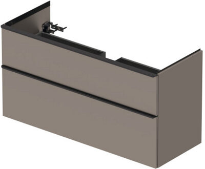 Duravit Badmeubel Duravit D-Neo Wand 121x46.2x62.5 cm Mat Basalt Grijs