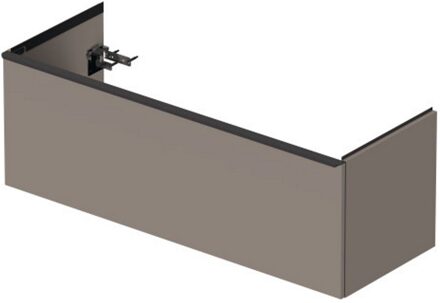 Duravit Badmeubel Duravit D-Neo Wand 128x46.2x44 cm Mat Basalt Grijs