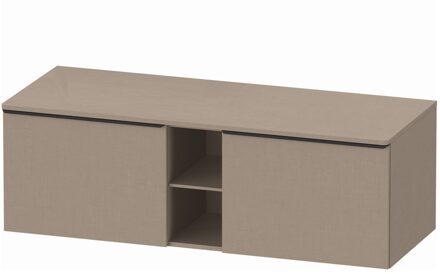 Duravit Badmeubel Duravit D-Neo Wand 140x55x45.9 cm Mat Linnen Links Creme