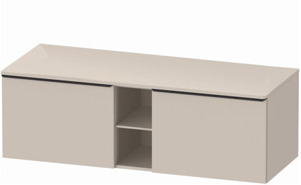 Duravit Badmeubel Duravit D-Neo Wand 140x55x45.9 cm Mat Taupe