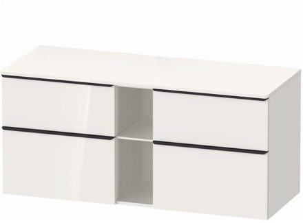 Duravit Badmeubel Duravit D-Neo Wand 140x55x64.4 cm Hoogglans Wit