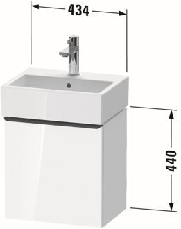 Duravit Badmeubel Duravit D-Neo Wand 43.4x32.2x44 cm Rechts Mat Noten Duravit