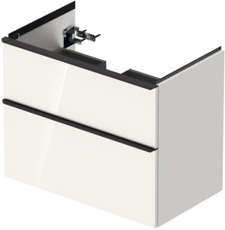 Duravit Badmeubel Duravit D-Neo Wand 78.4x45.2x62.5 cm Links Hoogglans Wit